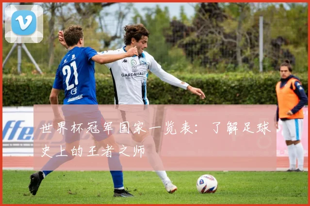 世界杯冠军国家一览表:了解足球史上的王者之师